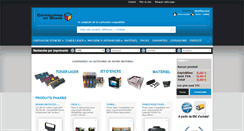 Desktop Screenshot of cartouches-en-stock.fr